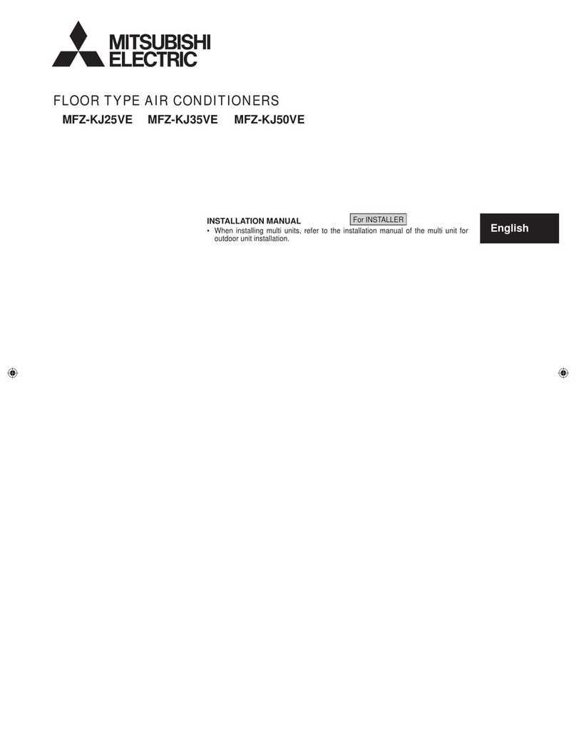 Mitsubishi Electric MFZ-KJ25VE User manual