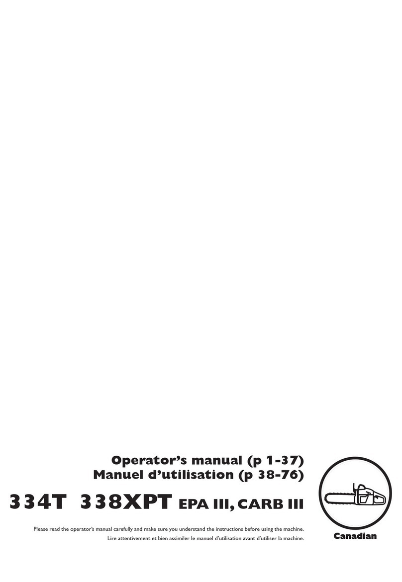Husqvarna 338XPT EPA III User manual