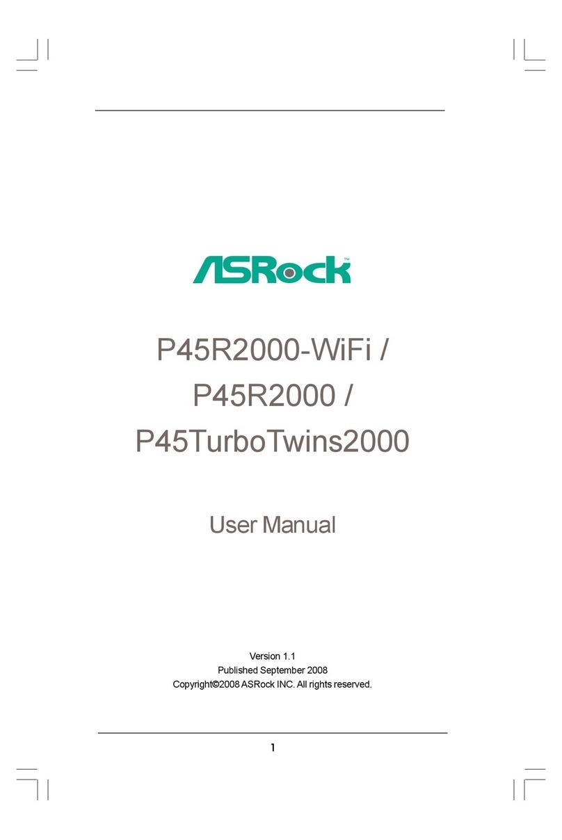 ASROCK P45R2000-WiFi user manual
