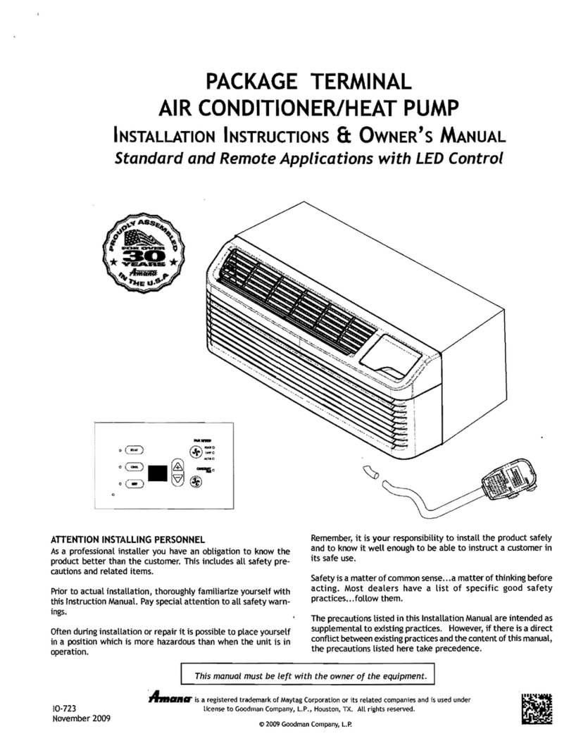 Amana SC-415 Service manual