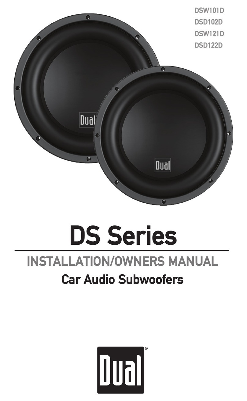 Dual DSW101D Operating instructions Dual DSW101D Operating instructions