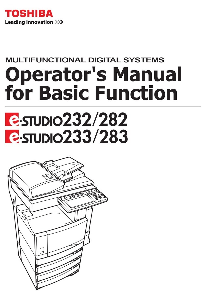 Toshiba E-STUDIO 232 User manual
