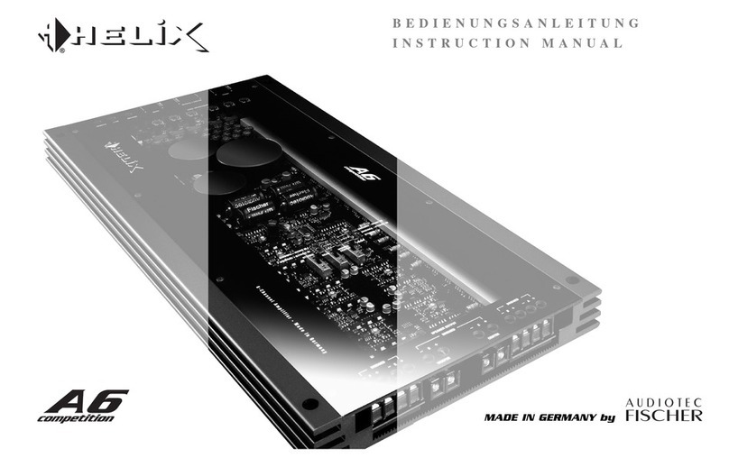 Audiotec Fischer Helix A6 instruction manual