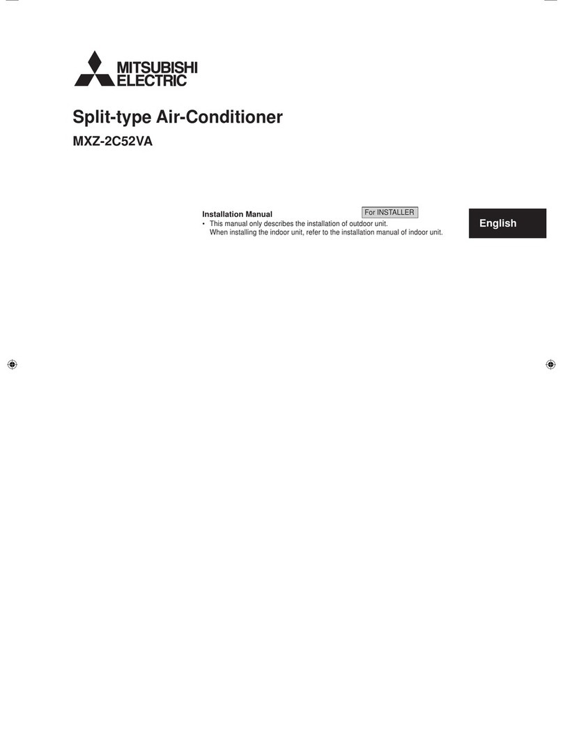 Mitsubishi Electric MXZ-2C52VA User manual