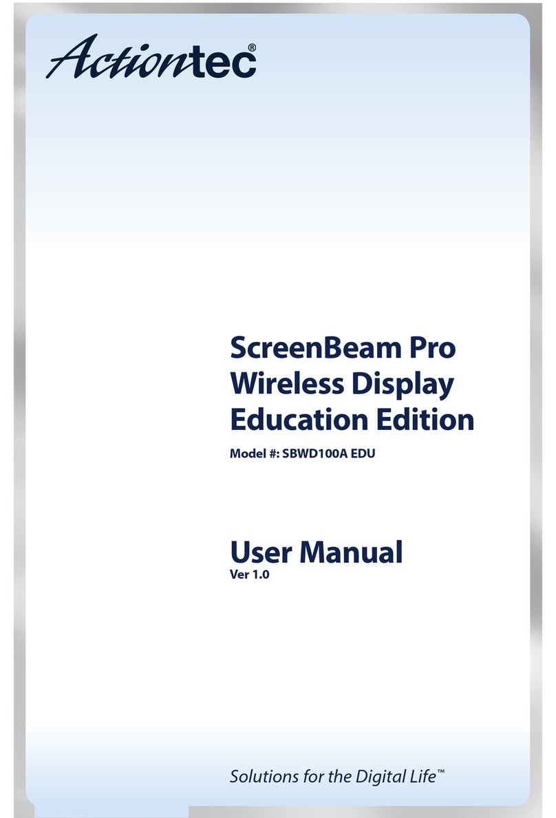 ActionTec ScreenBeam Pro SBWD100A EDU User manual