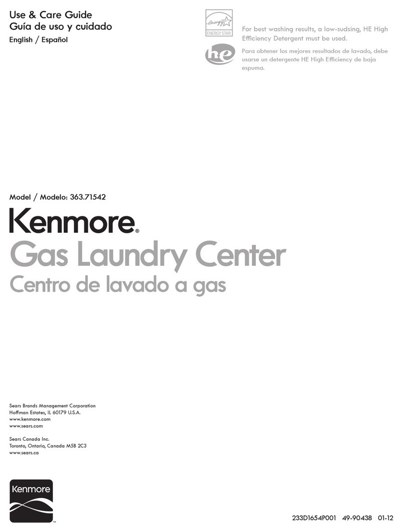 Kenmore 363.71542 User manual