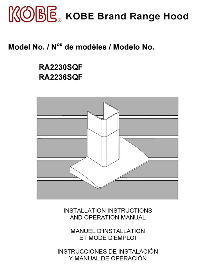 KOBE RA2230SQF Troubleshooting guide KOBE RA2230SQF Troubleshooting guide