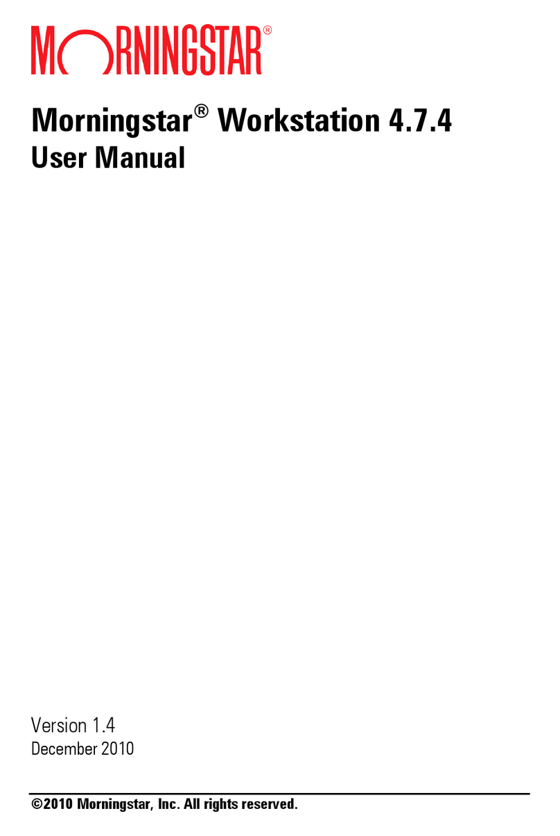 Morningstar 4.7.4 user manual