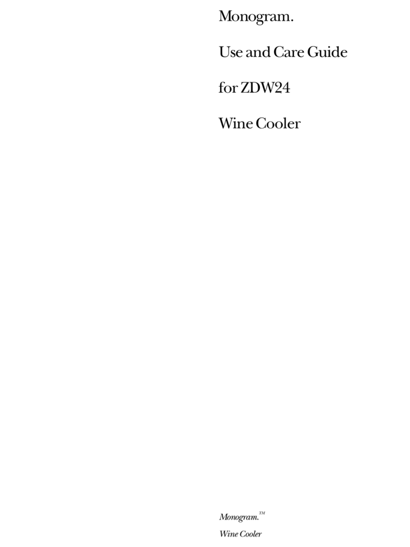 Monogram ZDW24 Use and care guide