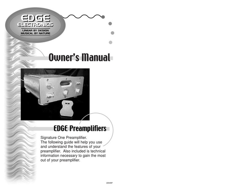 Edge Signature One User manual Edge Signature One User manual