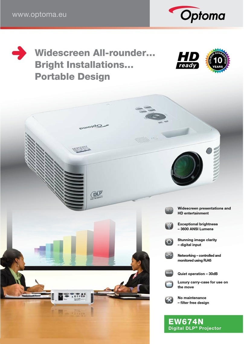 Optoma EW674N User manual