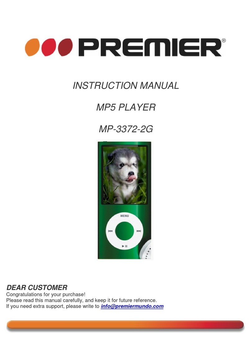 Premier MP-3372-2G User manual
