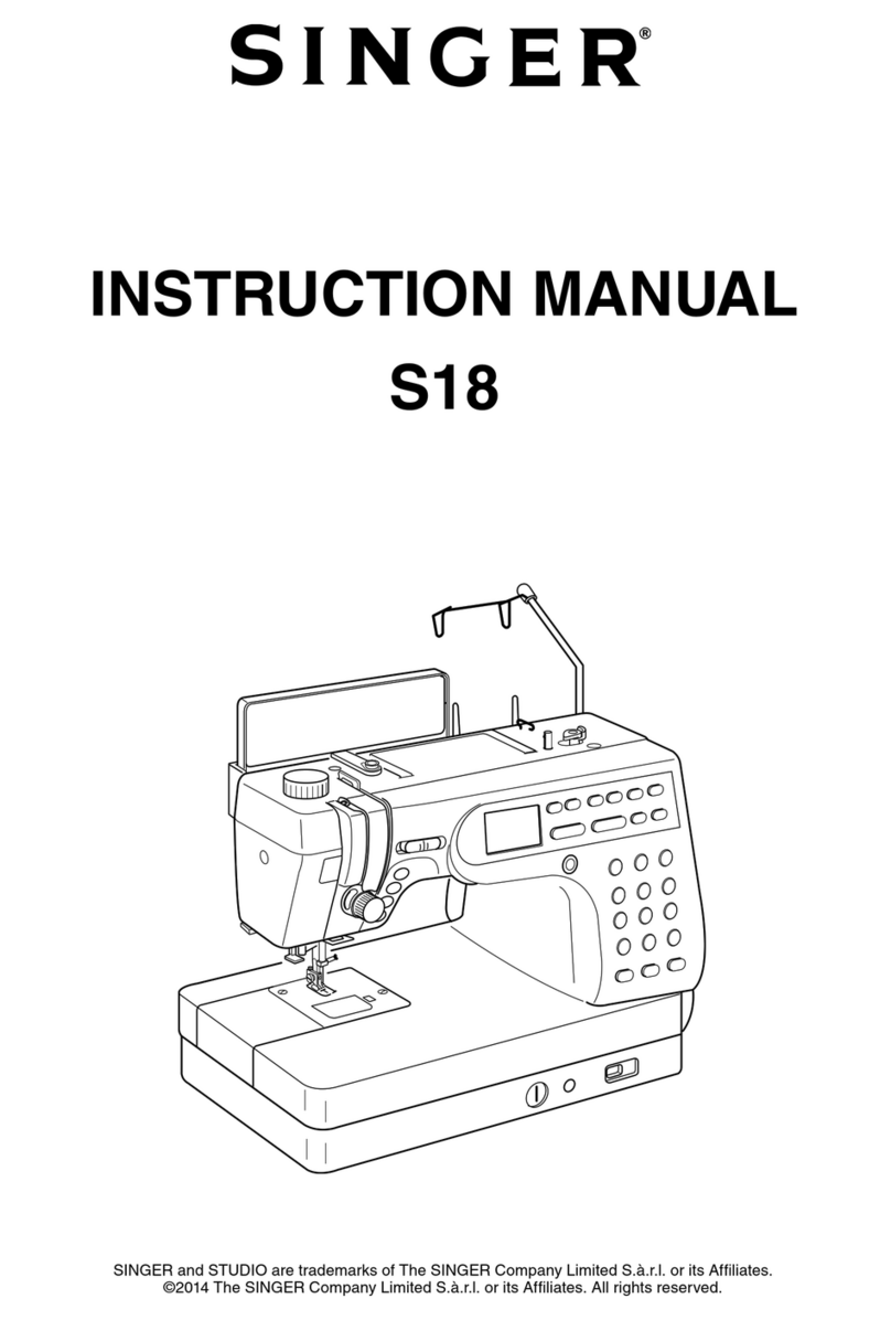 Singer Studio S18 instruction manual