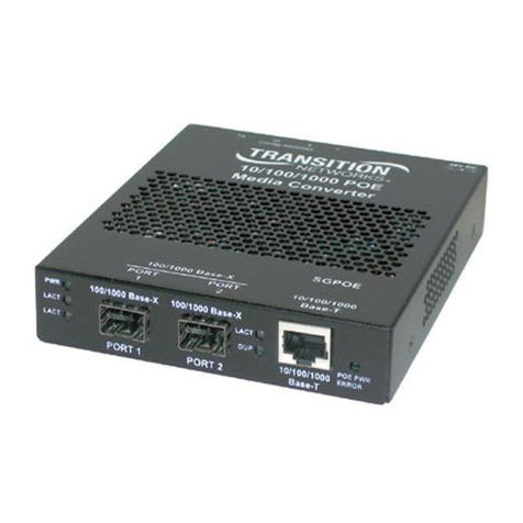 Transition Networks SGPOE1013-100 User manual
