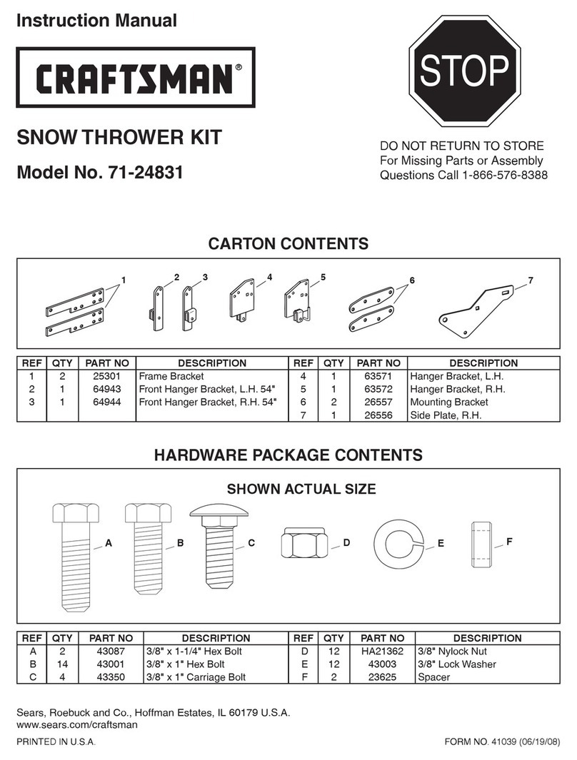 Craftsman 71-24831 instruction manual