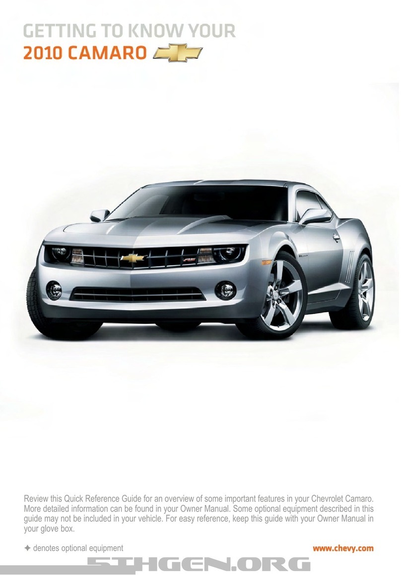 Chevrolet 2010 Camaro User manual