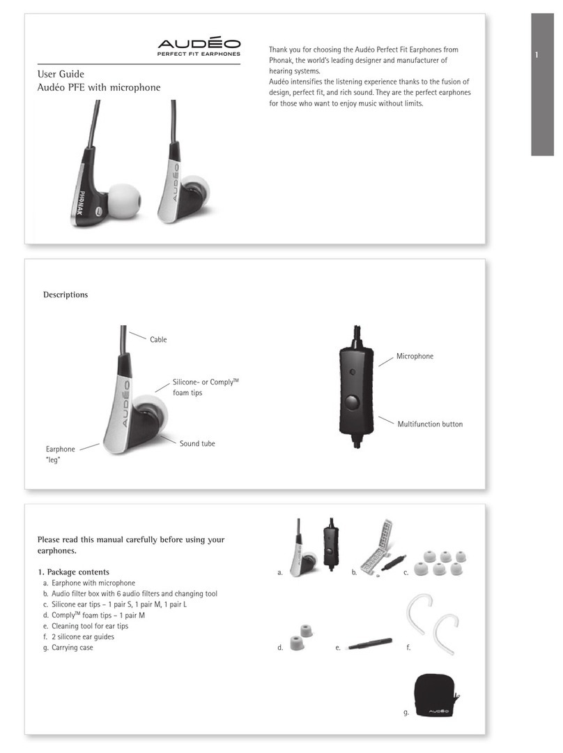 Phonak PFE user guide