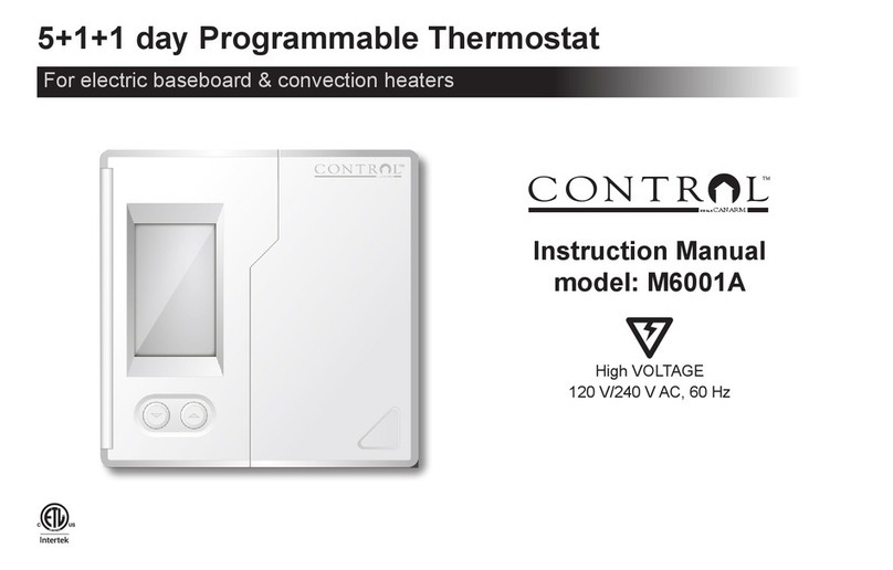 Control M6001A User manual