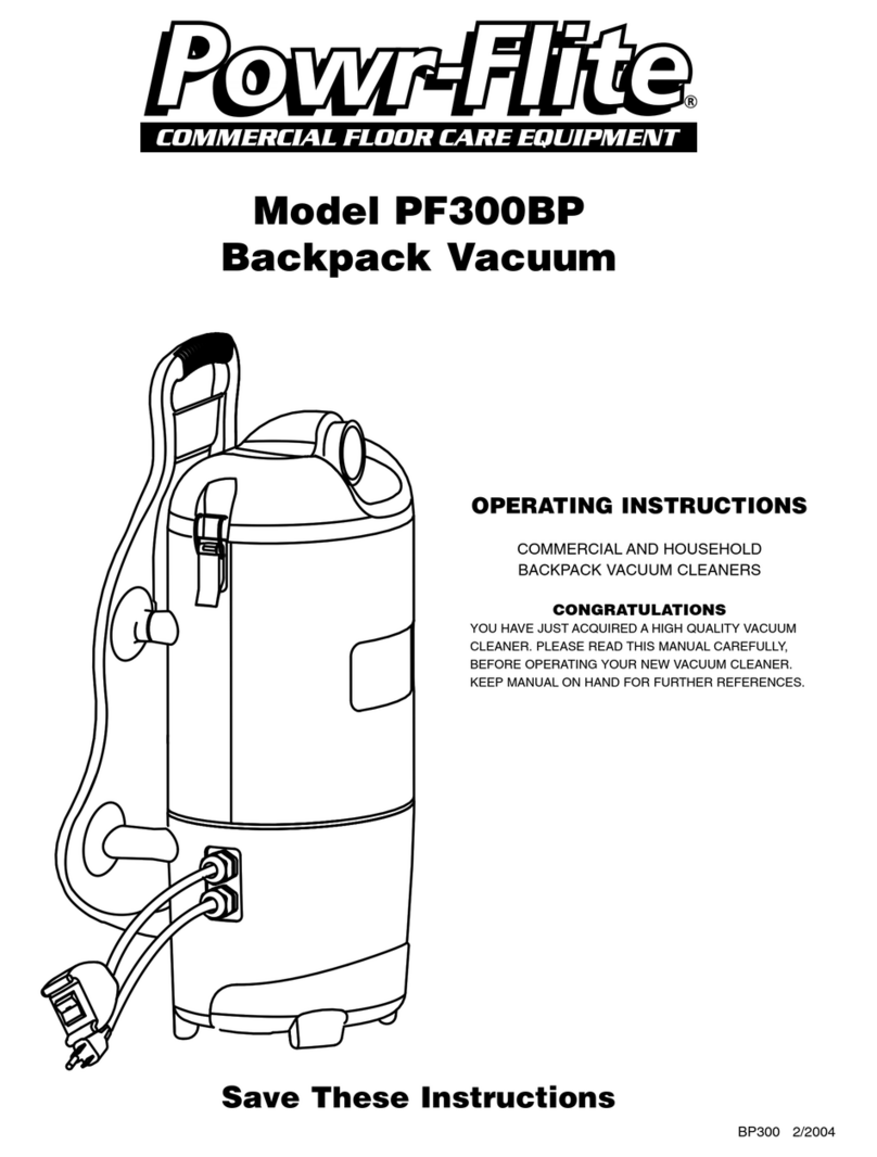 Powr-Flite PF300BP User manual
