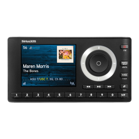 Sirius XM RAdio Onyx Plus user guide