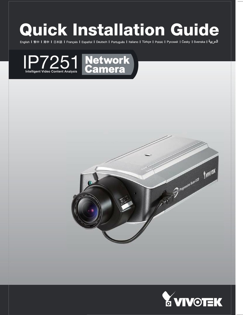Vivotek IP7251 Quick installation guide
