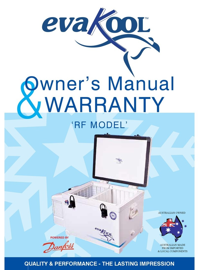 EvaKool RF owner's manual