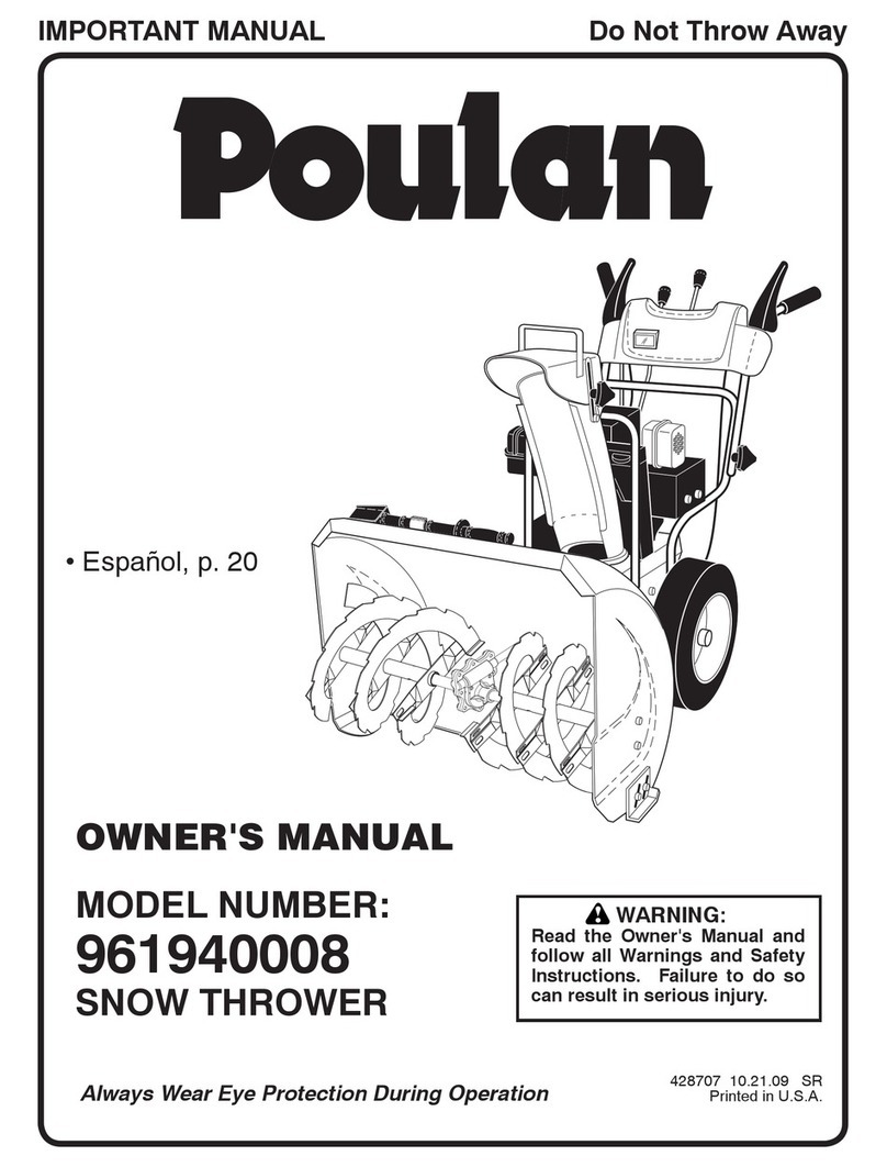 Poulan Pro 961940008 owner's manual