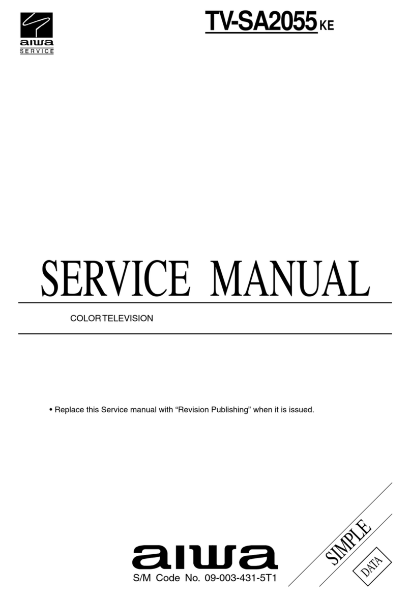 Aiwa TV-SA2055KE User manual Aiwa TV-SA2055KE User manual