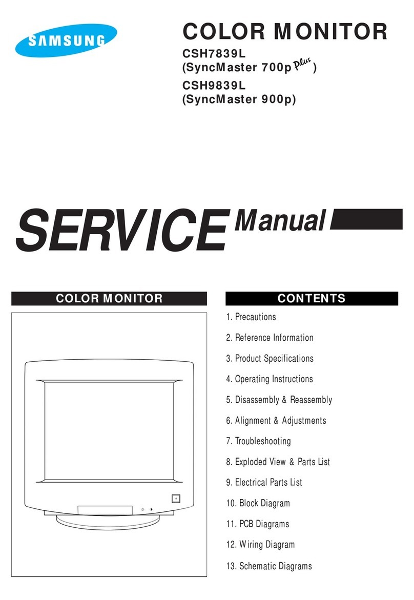 Samsung SyncMaster CSH7839L User manual