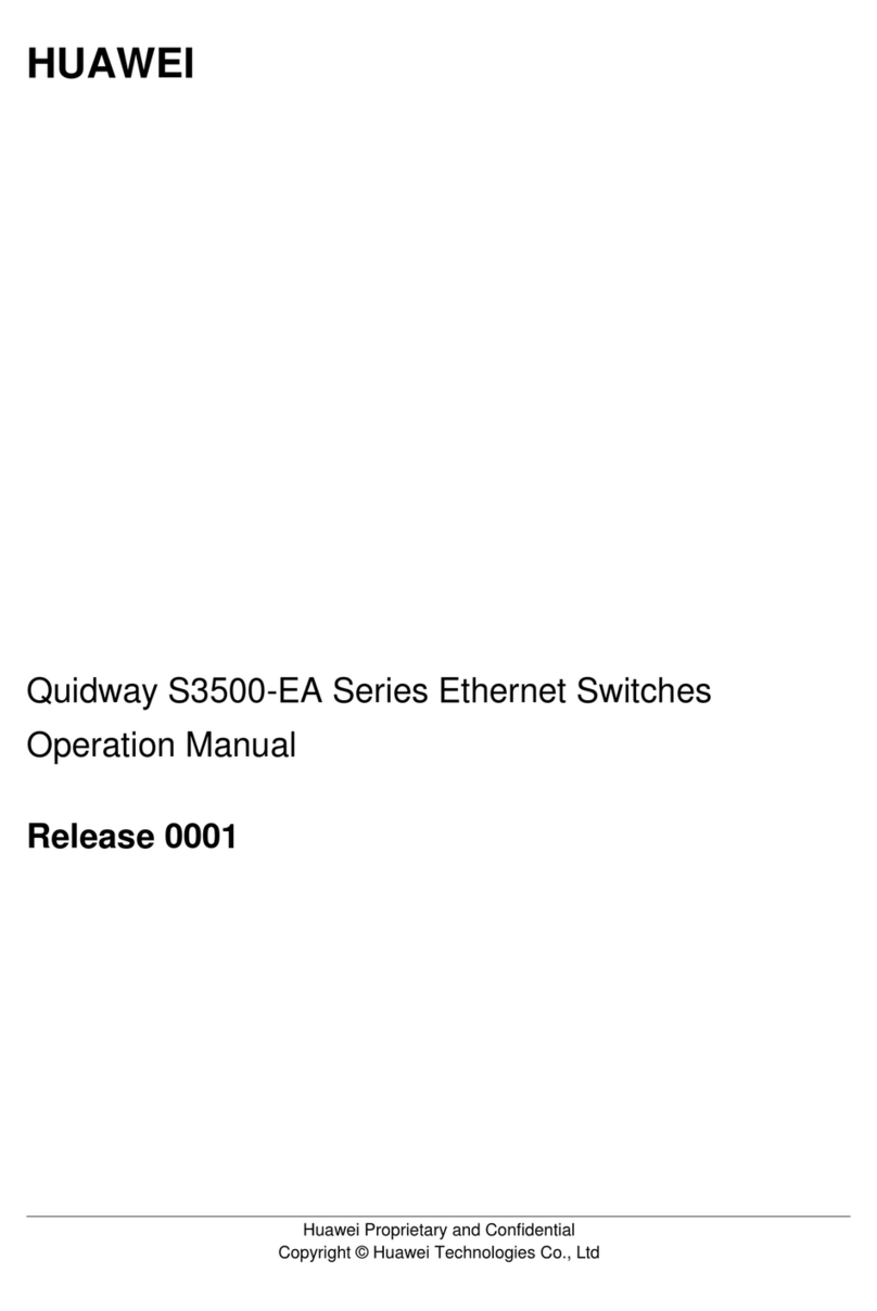 Huawei Quidway S3500-EA Series User manual