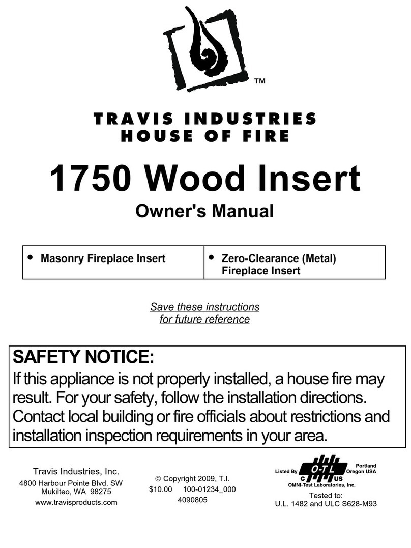 Travis Industries 1750 User manual Travis Industries 1750 User manual