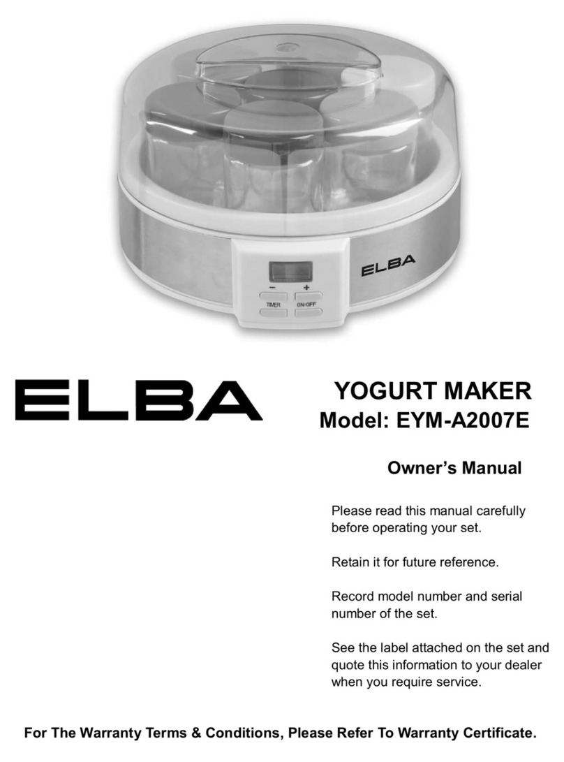 Elba EYM-A2007E owner's manual