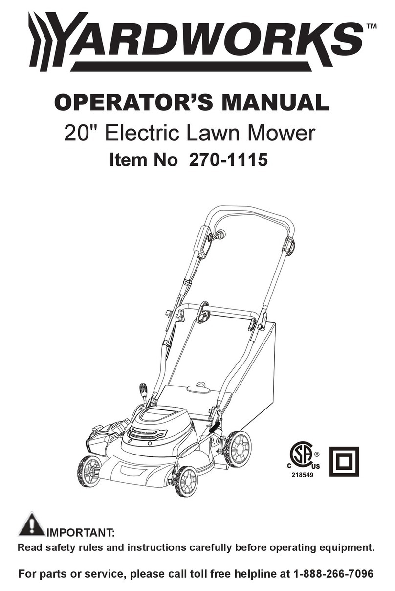 Yard Works 270-1115 Operator's manual