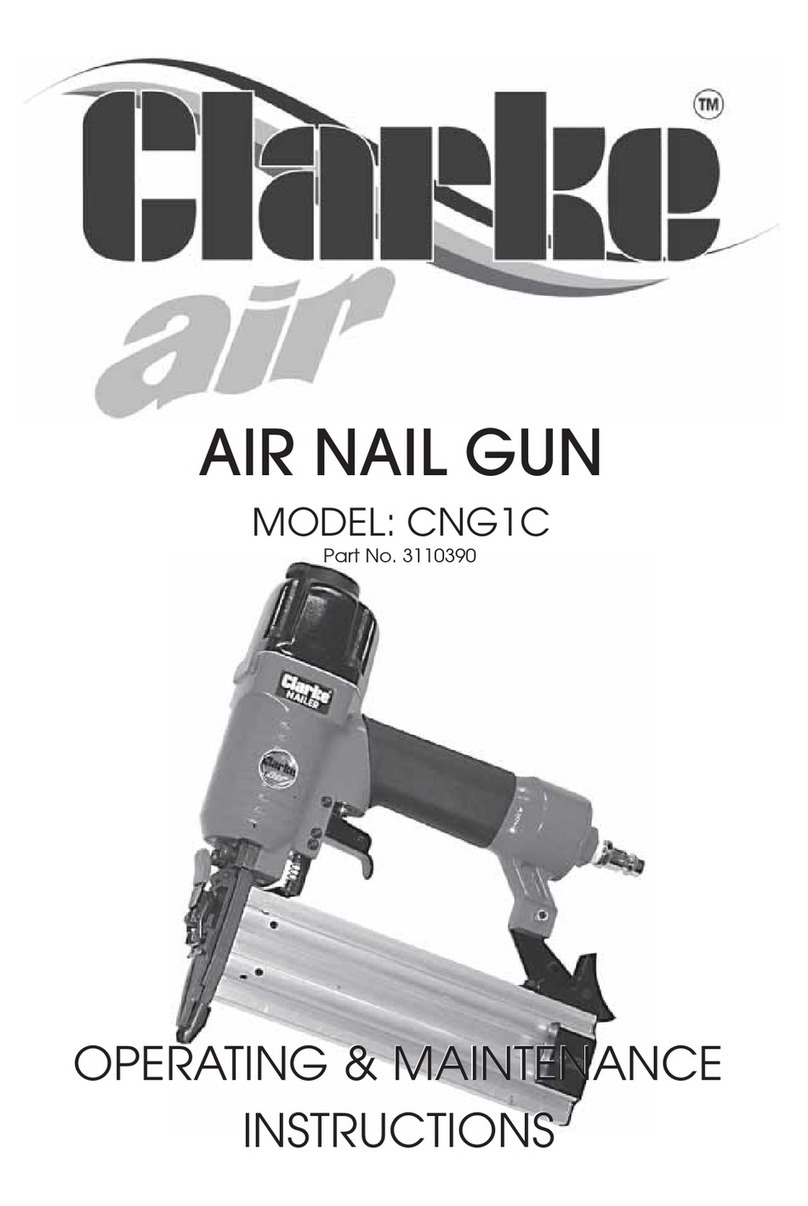 Clarrke CNG1C Operating & maintenance instructions