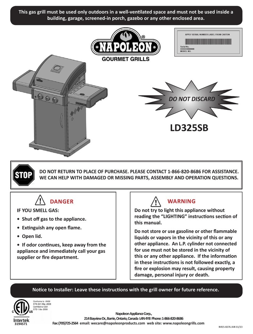Napoleon LD325SB user manual