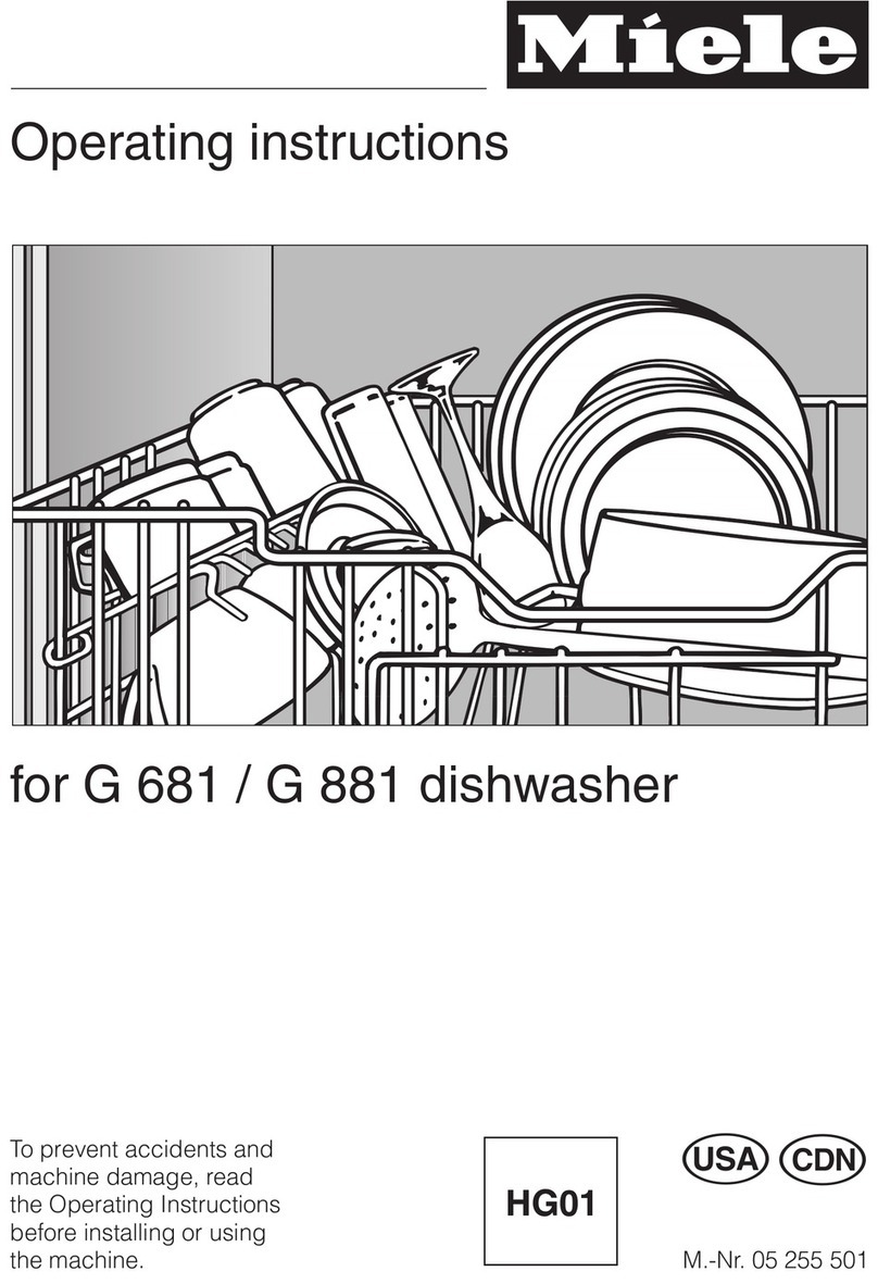 Miele G 881 User manual