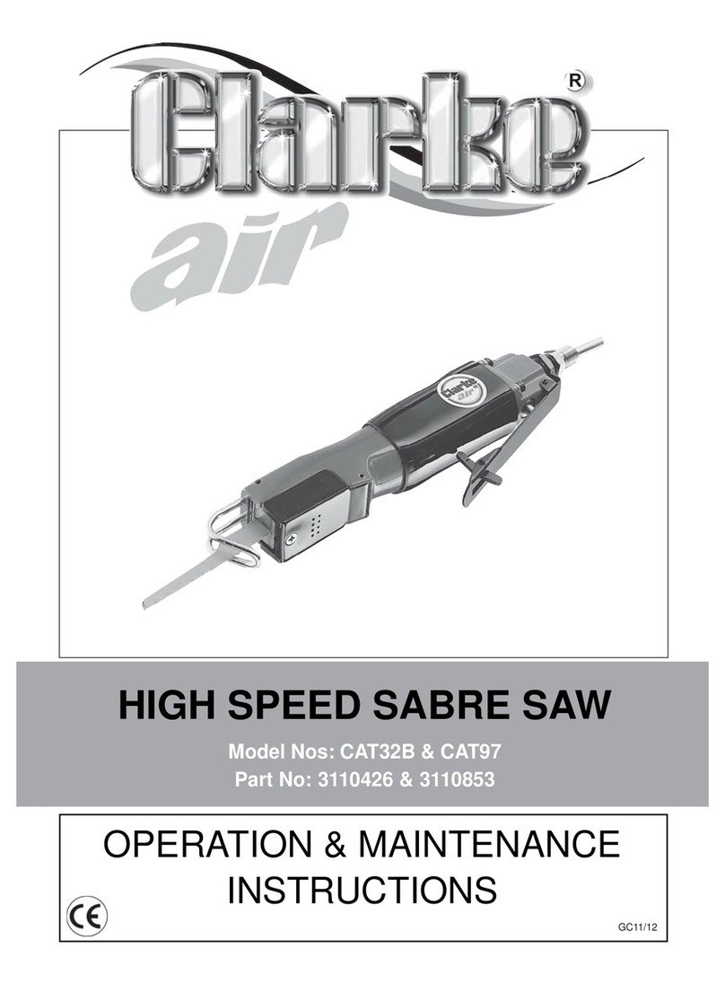 Clarke CAT32B Operation & maintenance instructions