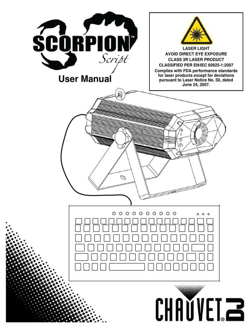 Chauvet Scorpion Script user manual