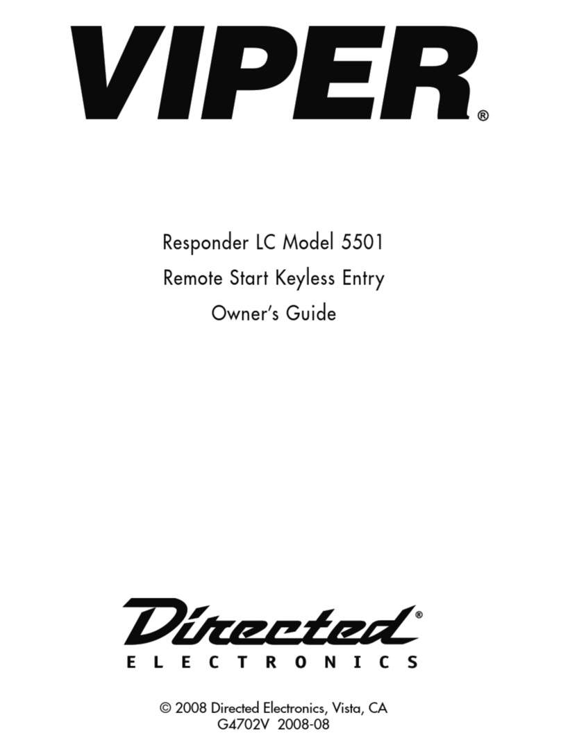 Directed Electronics Viper 5501 User manual
