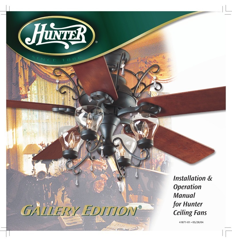 Hunter Gallery Edition User manual