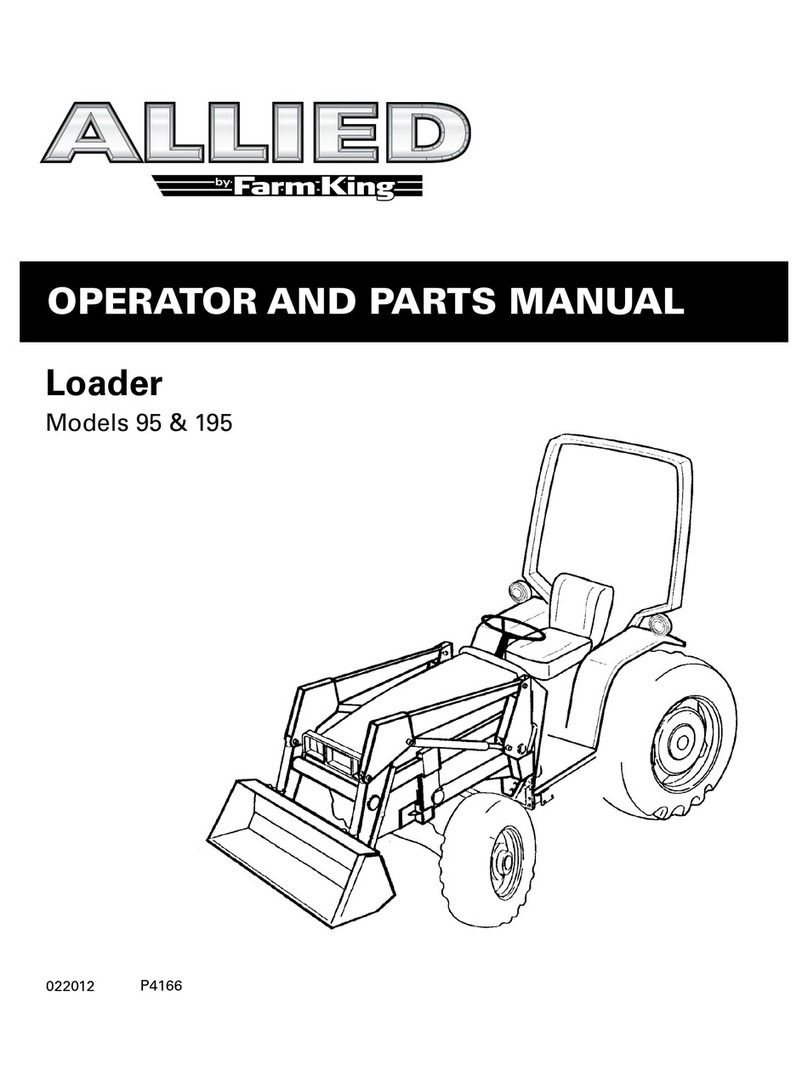 Allied 95 Operator and parts manual