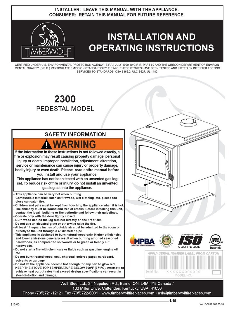 Timberwolf 2300 User manual