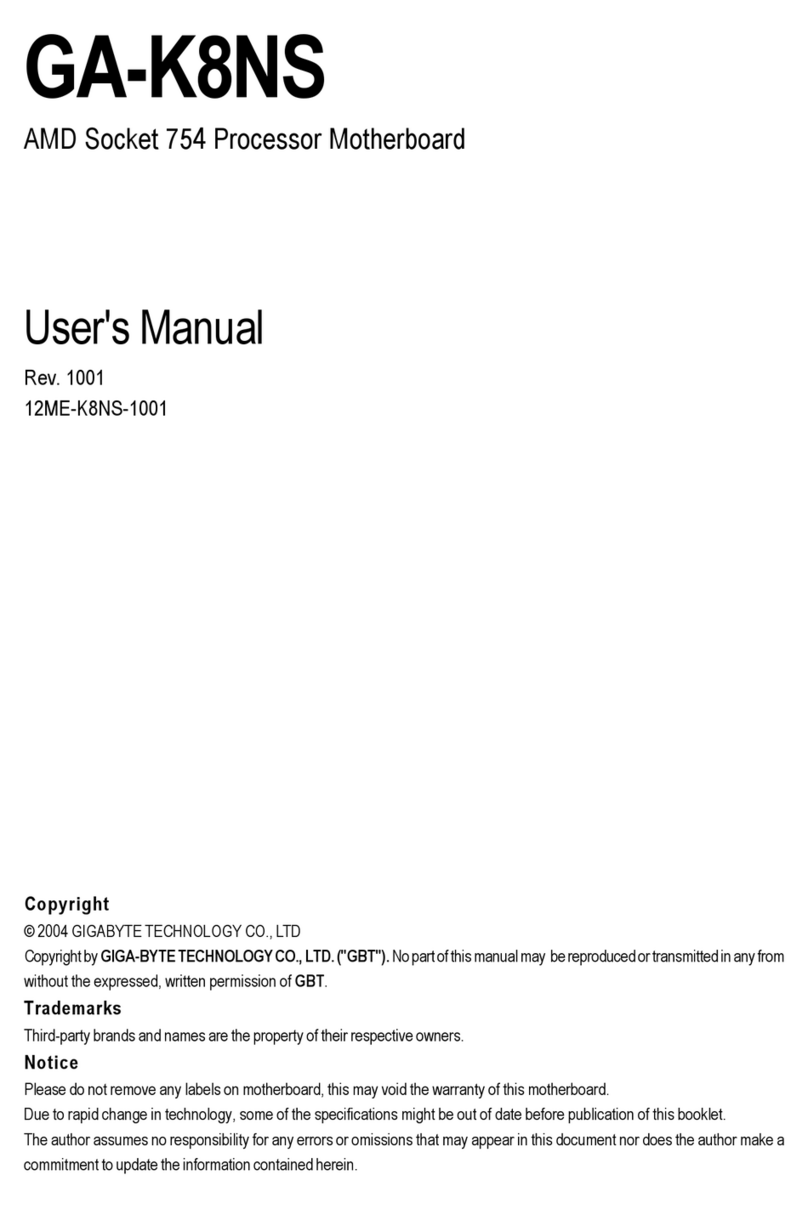 Gigabyte GA-K8NS Pro user manual