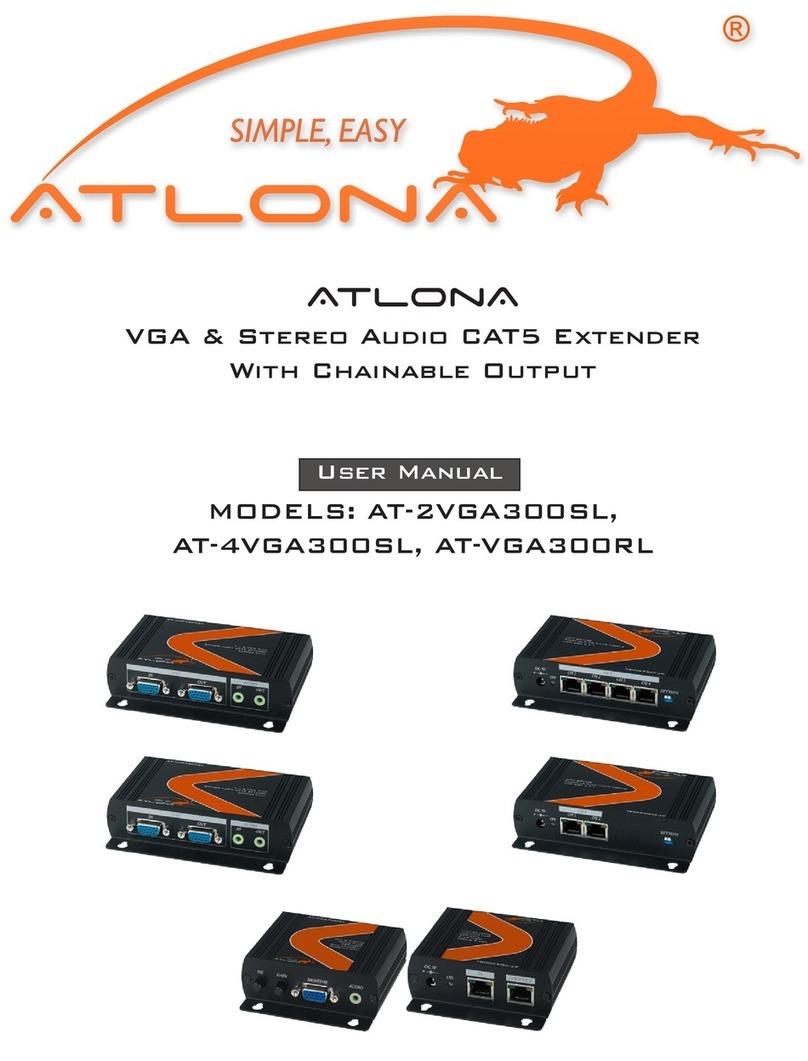 Atlona AT-2VGA300SL User manual