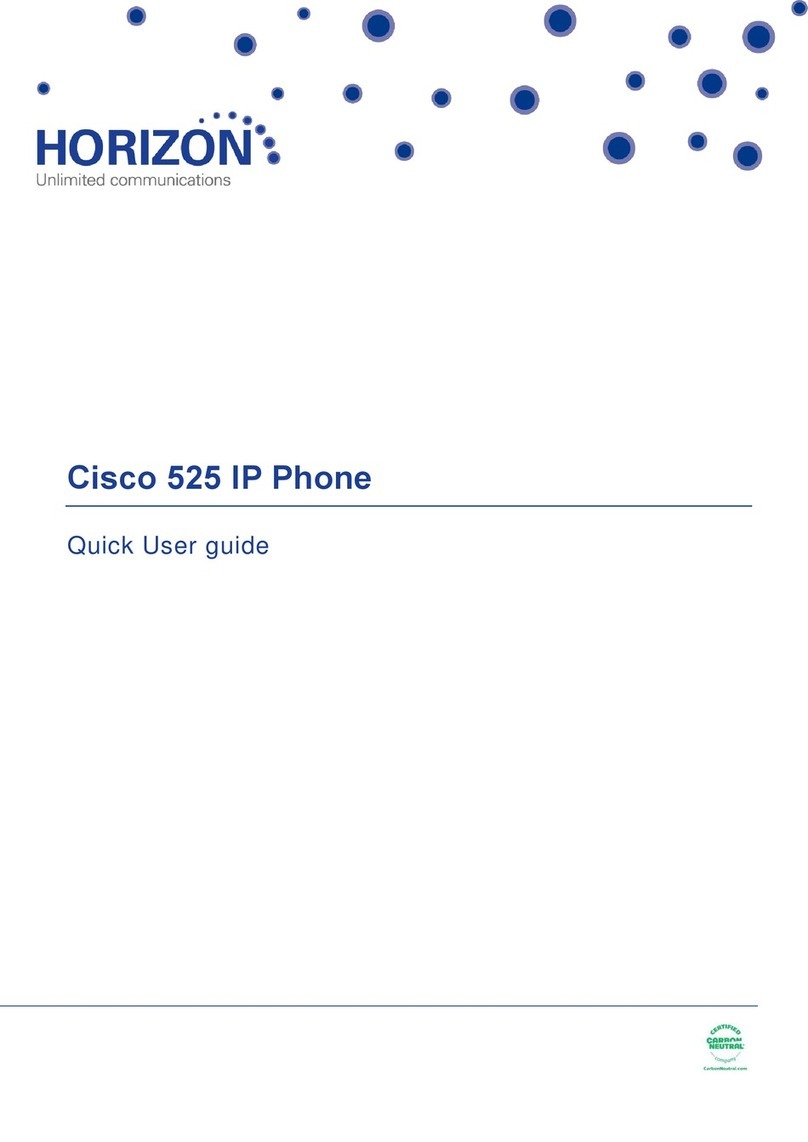 Horizon Fitness Cisco 525 Quick user guide
