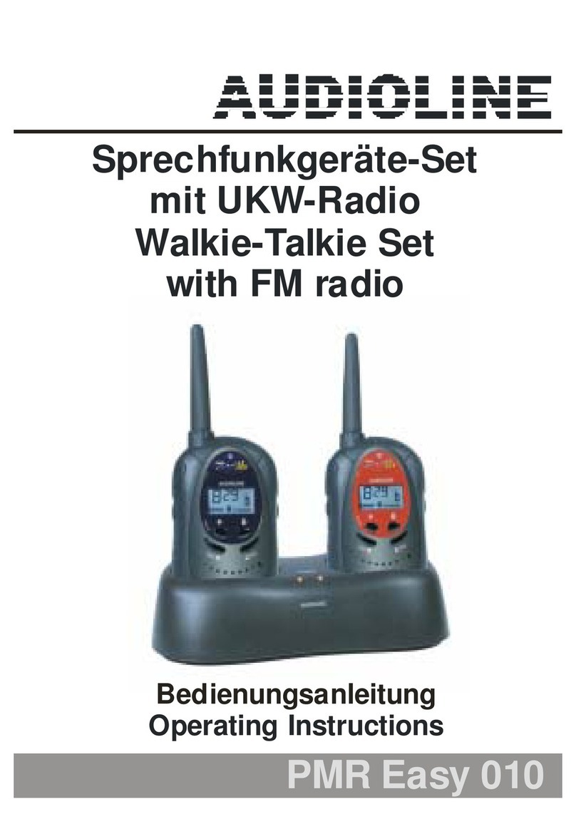 AUDIOLINE PMR Easy 010 operating instructions