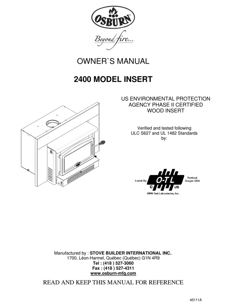 Osburn 2400 owner's manual