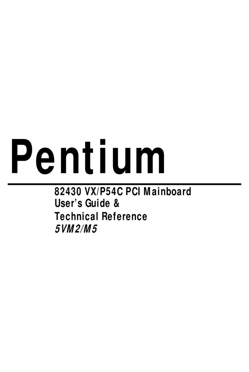 Pentium 82430 VX/P54C User's guide & technical reference