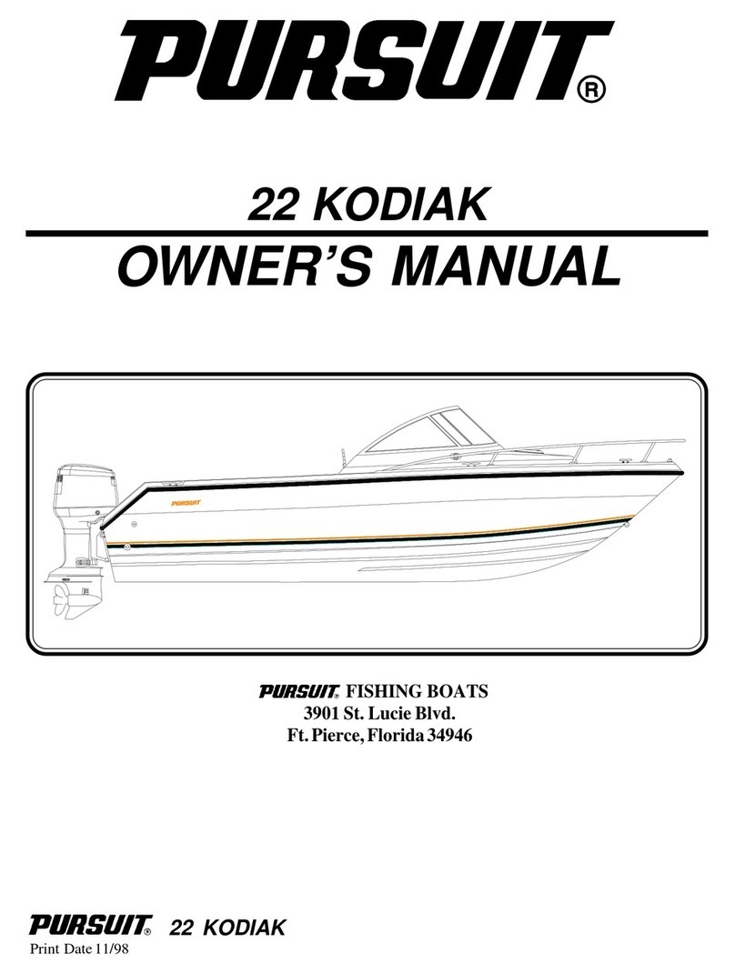 PURSUIT 22 KODIAK User manual