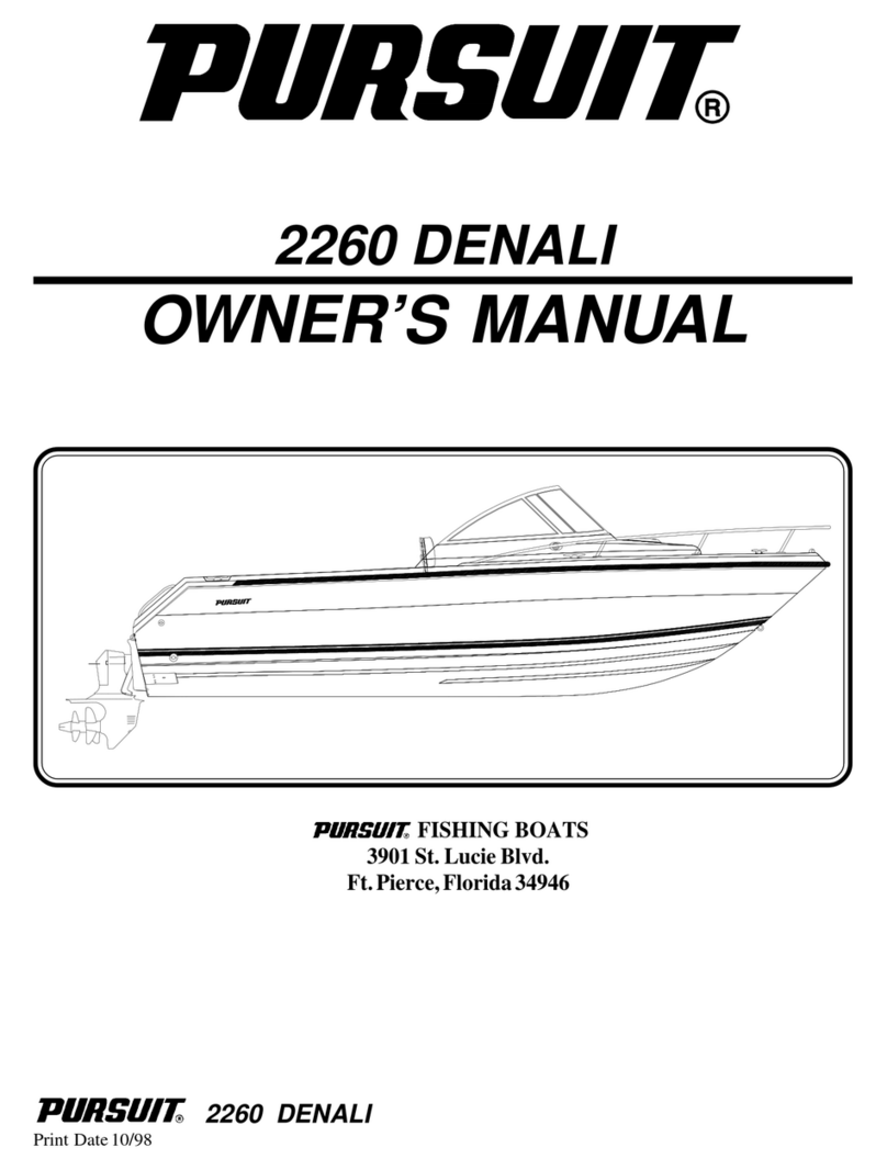 Pursit 2260 DENALI owner's manual
